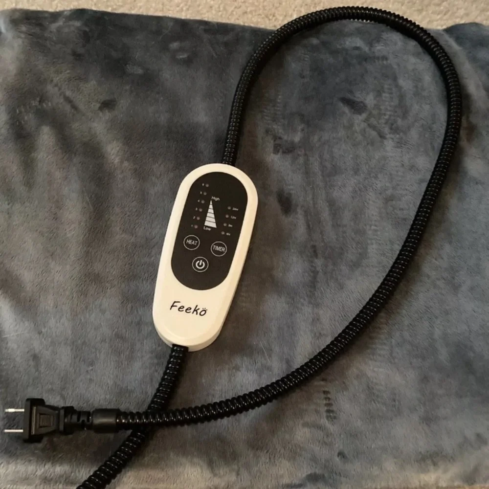 Adjustable Electric Heating Pad For Dog Cat Pet Washable Cover 16x18”